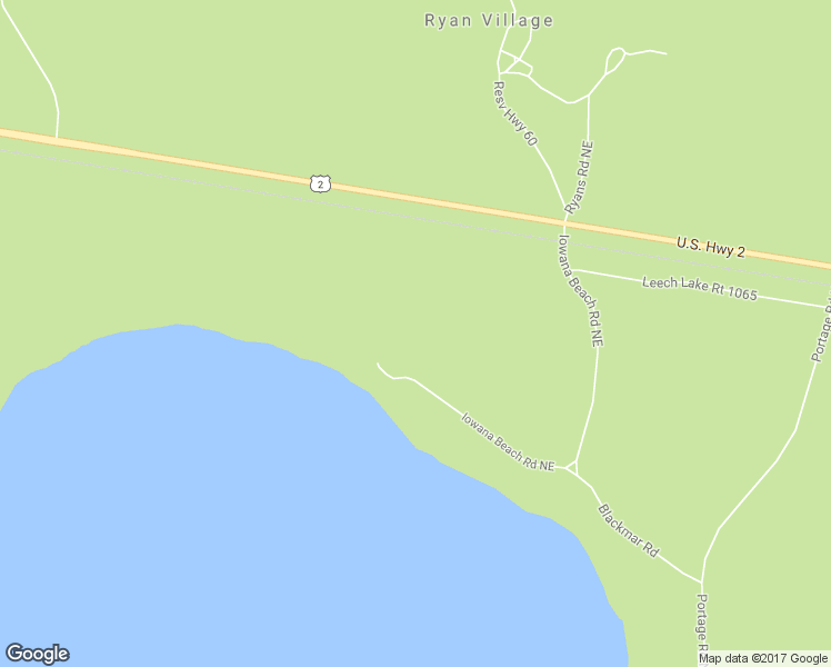 map of restaurants, bars, coffee shops, grocery stores, and more near 14877 Iowana Beach Road Northwest in Bena
