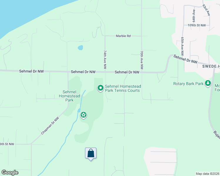 map of restaurants, bars, coffee shops, grocery stores, and more near 10209 74th Avenue Northwest in Gig Harbor