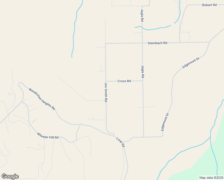 map of restaurants, bars, coffee shops, grocery stores, and more near 4105 Jim Smith Road in Wenatchee