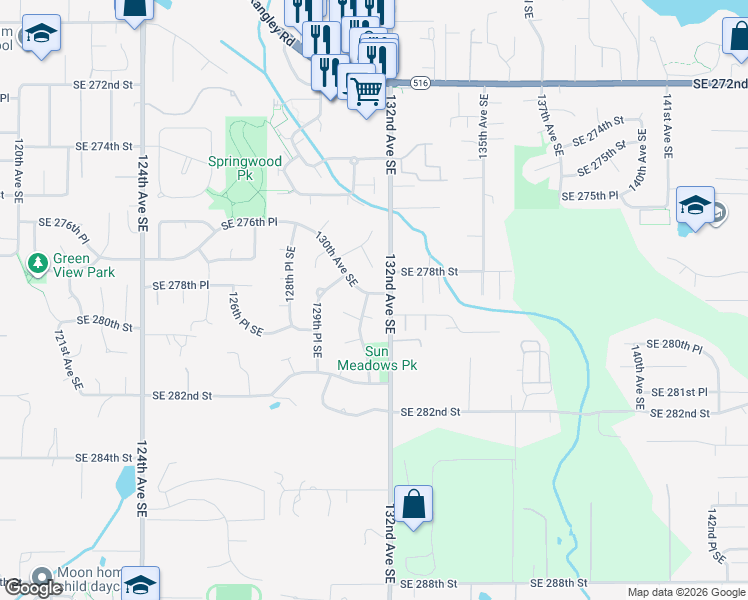 map of restaurants, bars, coffee shops, grocery stores, and more near in Kent