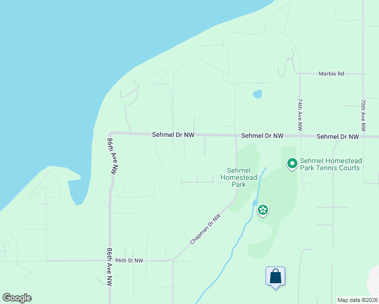 map of restaurants, bars, coffee shops, grocery stores, and more near 8024 Sehmel Drive Northwest in Gig Harbor