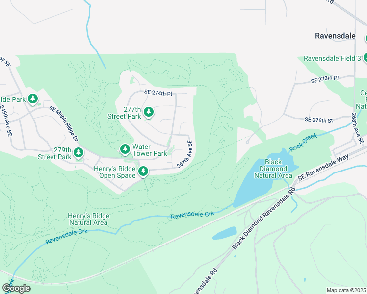 map of restaurants, bars, coffee shops, grocery stores, and more near 27807 256th Court Southeast in Maple Valley