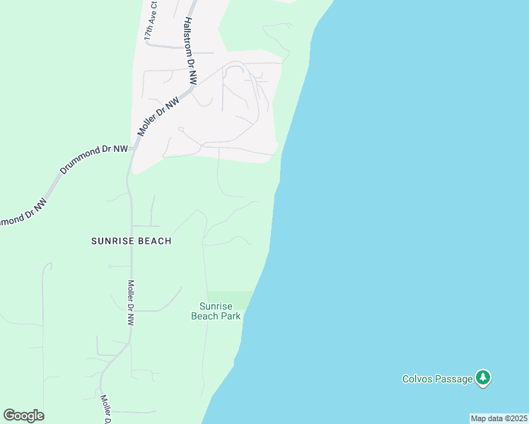 map of restaurants, bars, coffee shops, grocery stores, and more near 10507 Sunrise Beach Drive Northwest in Gig Harbor