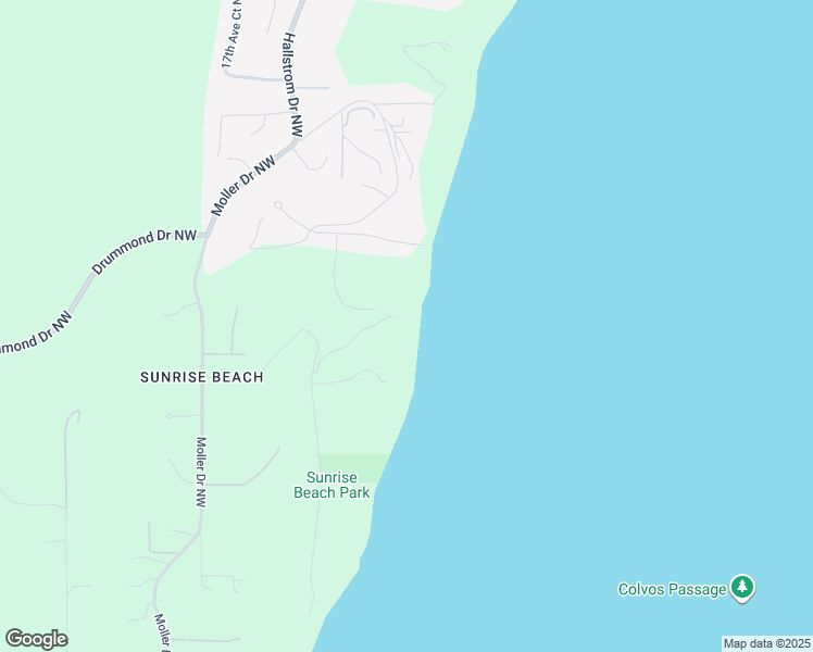 map of restaurants, bars, coffee shops, grocery stores, and more near 10507 Sunrise Beach Drive Northwest in Gig Harbor
