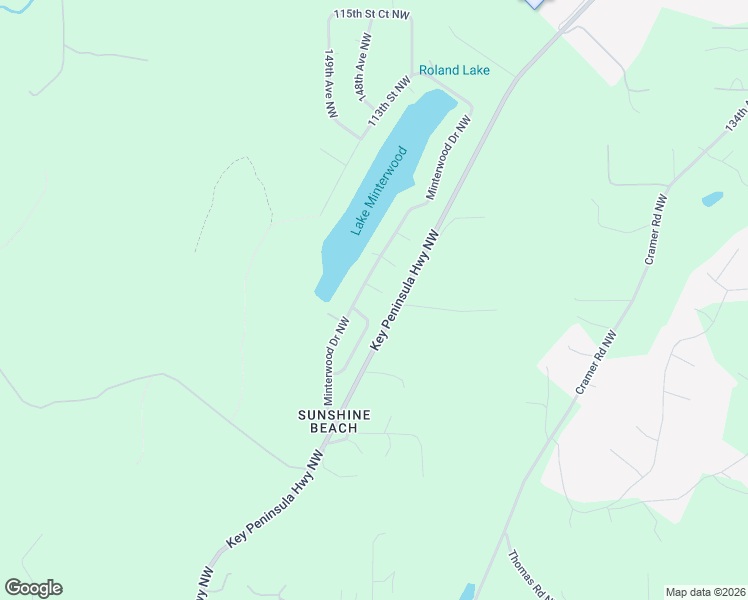 map of restaurants, bars, coffee shops, grocery stores, and more near 14712 106th Street Court Northwest in Gig Harbor