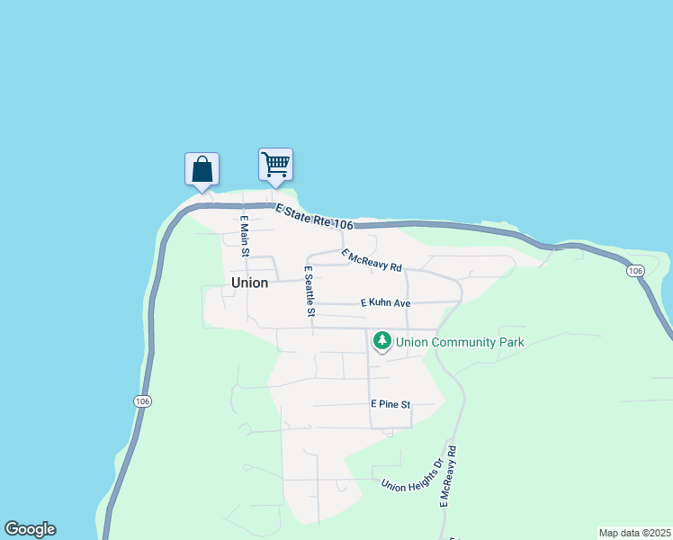 map of restaurants, bars, coffee shops, grocery stores, and more near 47 E 4th St in Union