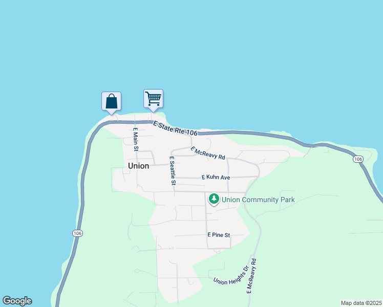 map of restaurants, bars, coffee shops, grocery stores, and more near 47 East 4th Street in Union