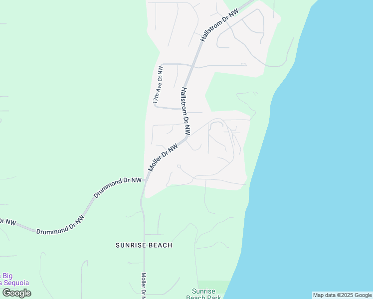 map of restaurants, bars, coffee shops, grocery stores, and more near 1426 Cascade Place Northwest in Gig Harbor
