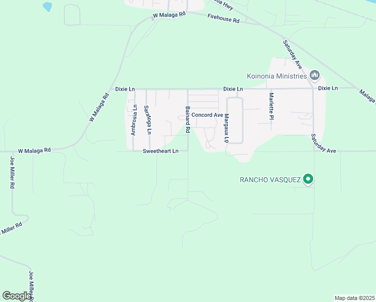 map of restaurants, bars, coffee shops, grocery stores, and more near 3601 Bainard Road in Malaga