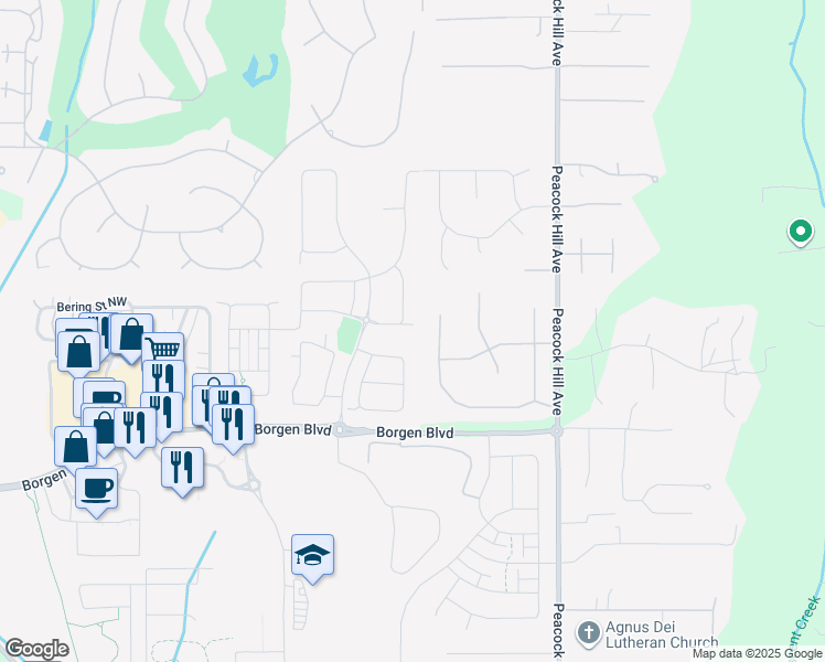 map of restaurants, bars, coffee shops, grocery stores, and more near 4330 Copper Court in Gig Harbor