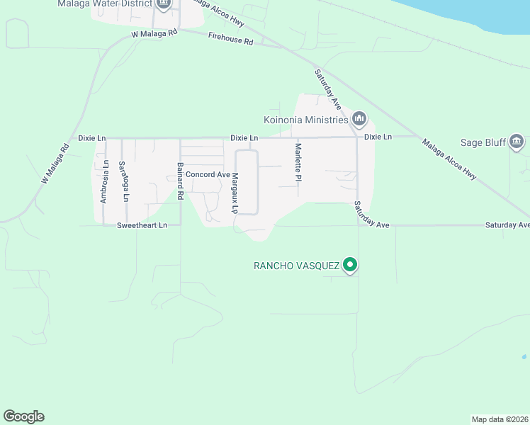 map of restaurants, bars, coffee shops, grocery stores, and more near 4153 Concord Avenue in Malaga