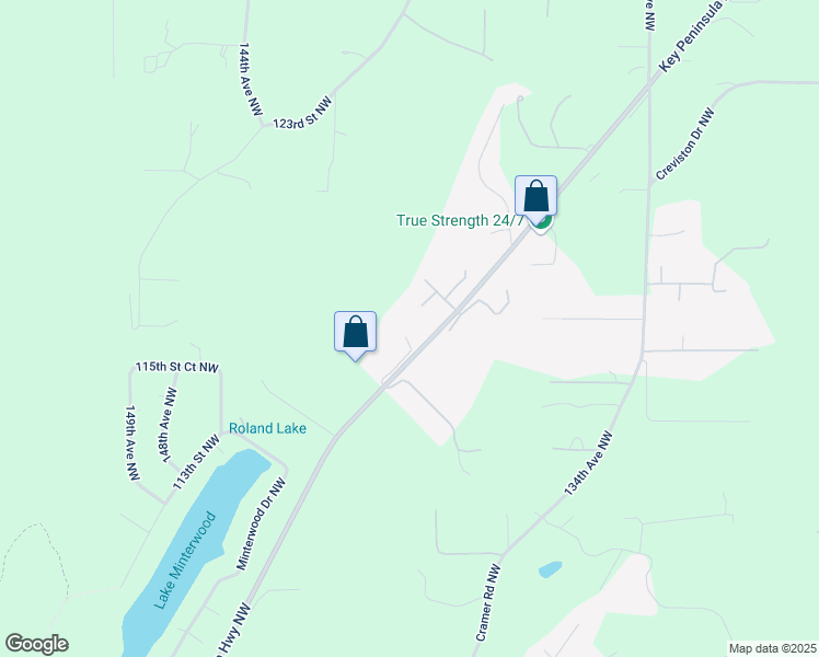 map of restaurants, bars, coffee shops, grocery stores, and more near 13922 117th Street Court Kp North in Gig Harbor