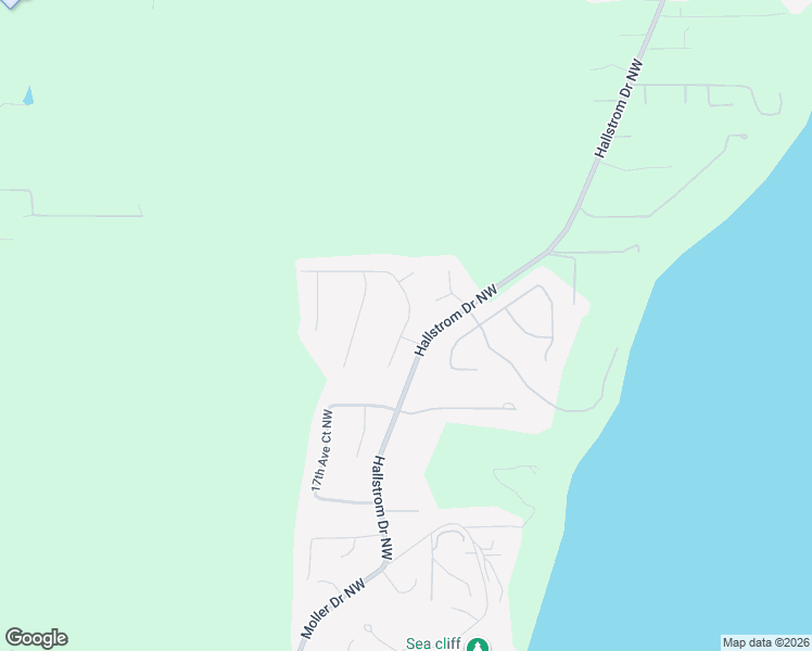 map of restaurants, bars, coffee shops, grocery stores, and more near 15th Avenue Northwest in Maplewood