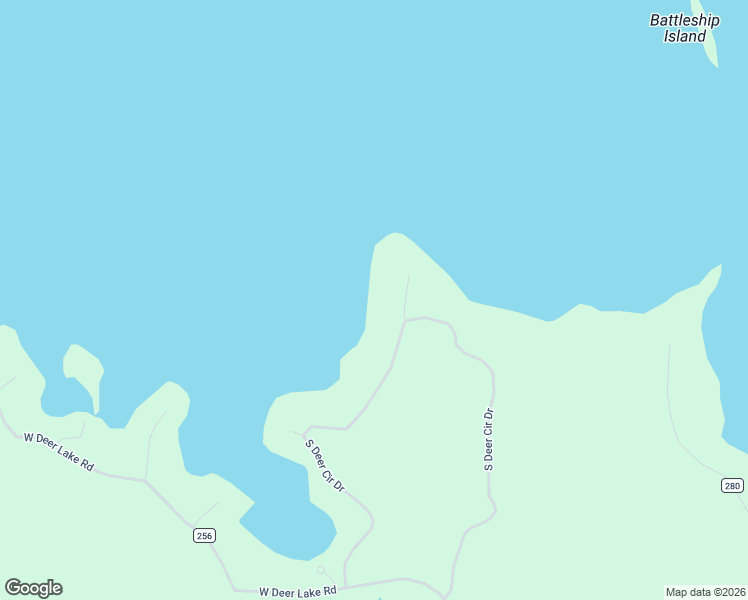 map of restaurants, bars, coffee shops, grocery stores, and more near 33545 East Point Road in Deer River