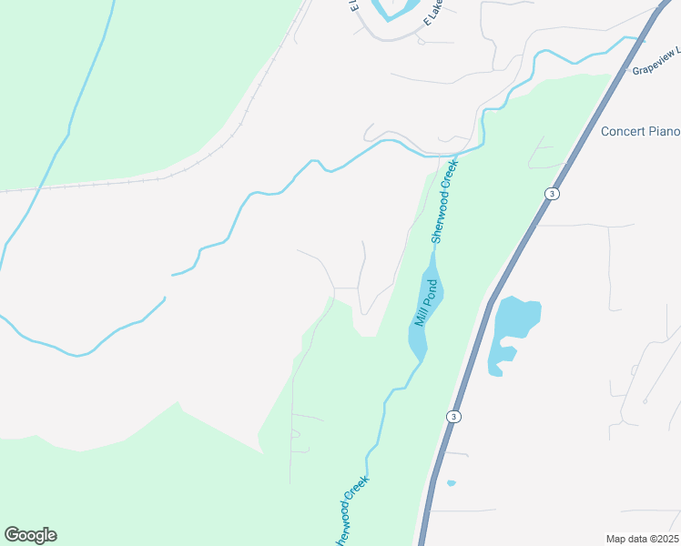 map of restaurants, bars, coffee shops, grocery stores, and more near 581 East Sherwood Creek Road in Mason County
