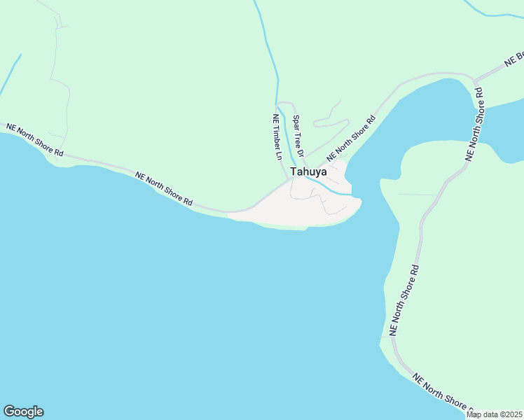 map of restaurants, bars, coffee shops, grocery stores, and more near 15153 Northeast North Shore Road in Tahuya
