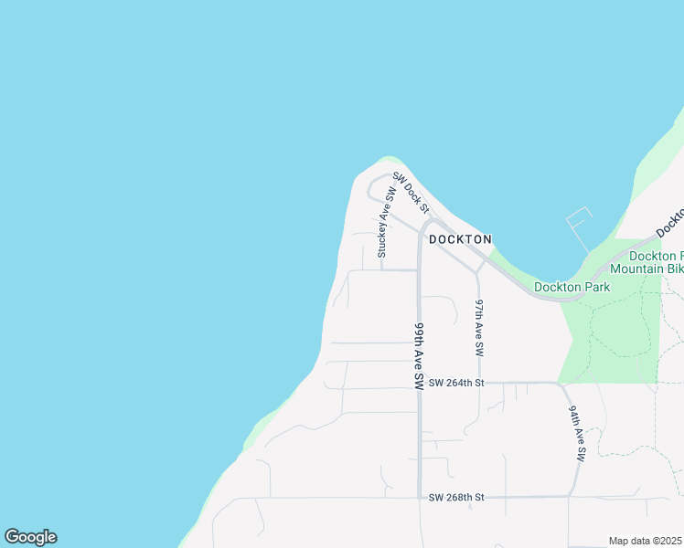map of restaurants, bars, coffee shops, grocery stores, and more near 26003 101st Place Southwest in Vashon