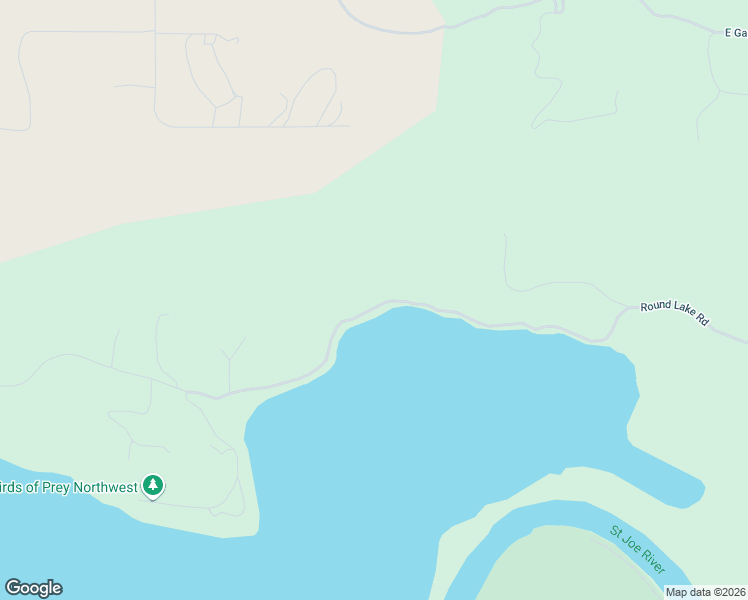 map of restaurants, bars, coffee shops, grocery stores, and more near 1351 Round Lake Road in Saint Maries