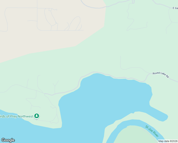 map of restaurants, bars, coffee shops, grocery stores, and more near 1351 Round Lake Road in Saint Maries