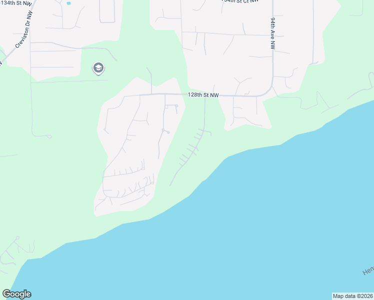 map of restaurants, bars, coffee shops, grocery stores, and more near 12404 98th Avenue Court Northwest in Gig Harbor