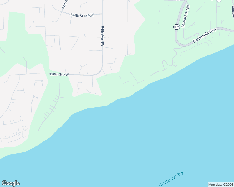 map of restaurants, bars, coffee shops, grocery stores, and more near 9208 128th Street Court Northwest in Gig Harbor