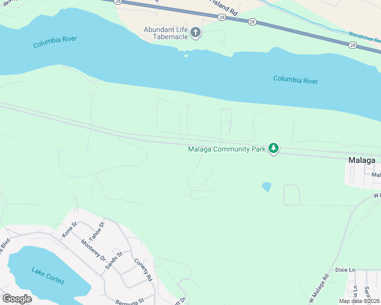 map of restaurants, bars, coffee shops, grocery stores, and more near 3307 Malaga Alcoa Highway in Malaga