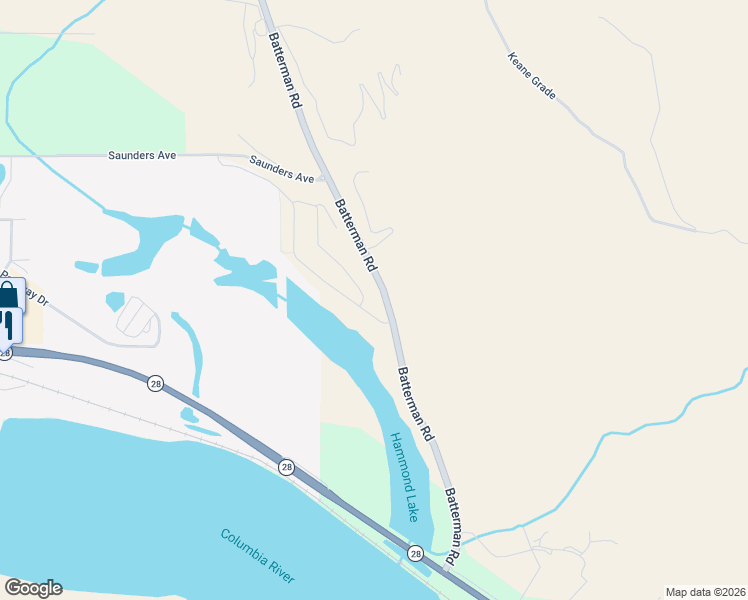 map of restaurants, bars, coffee shops, grocery stores, and more near Battermann Road in Rock Island