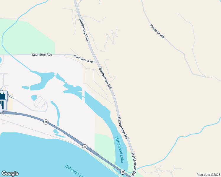 map of restaurants, bars, coffee shops, grocery stores, and more near Batterman Road in Rock Island