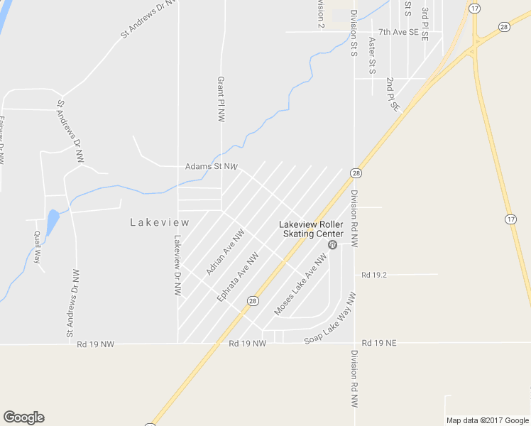 map of restaurants, bars, coffee shops, grocery stores, and more near 155 Adrian Avenue Northwest in Soap Lake
