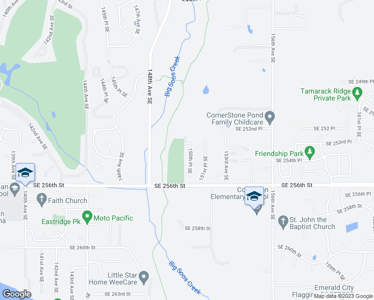 map of restaurants, bars, coffee shops, grocery stores, and more near 25311 150th Place Southeast in Covington