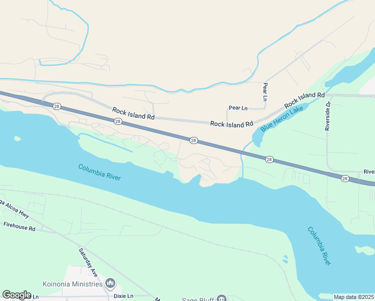 map of restaurants, bars, coffee shops, grocery stores, and more near 5298 Hurst Landing Road in Rock Island