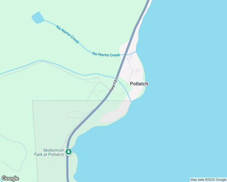 map of restaurants, bars, coffee shops, grocery stores, and more near 22090 U.S. 101 in Shelton