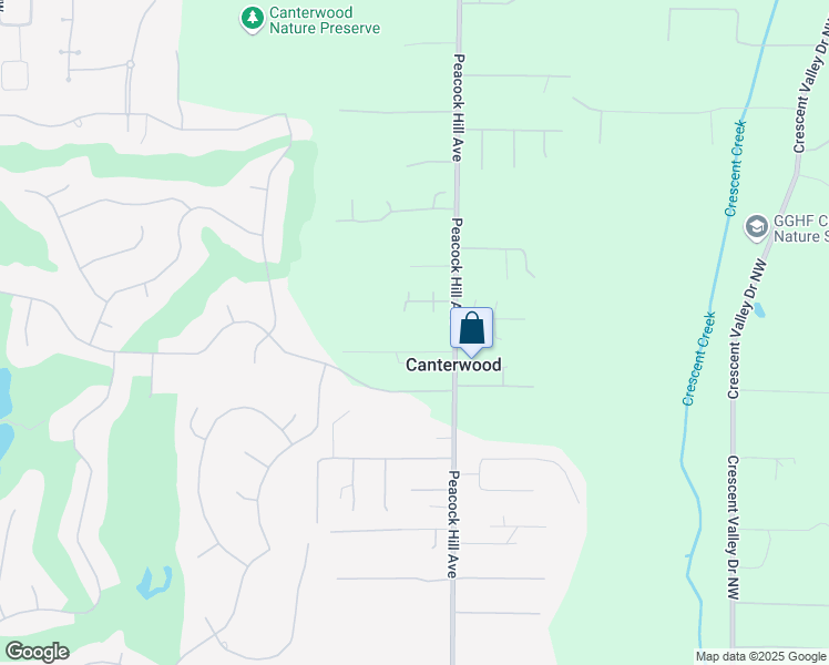 map of restaurants, bars, coffee shops, grocery stores, and more near 3913 129th Street Northwest in Gig Harbor