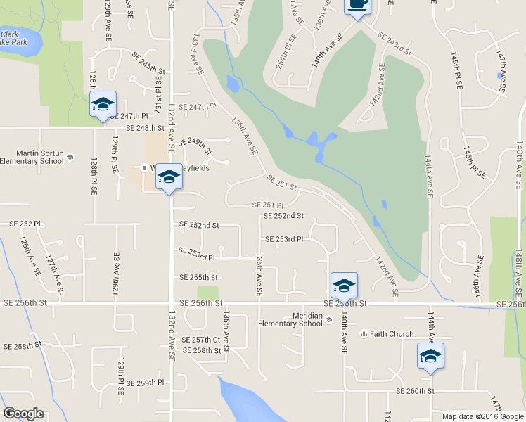 map of restaurants, bars, coffee shops, grocery stores, and more near 13605 Southeast 251st Place in Kent