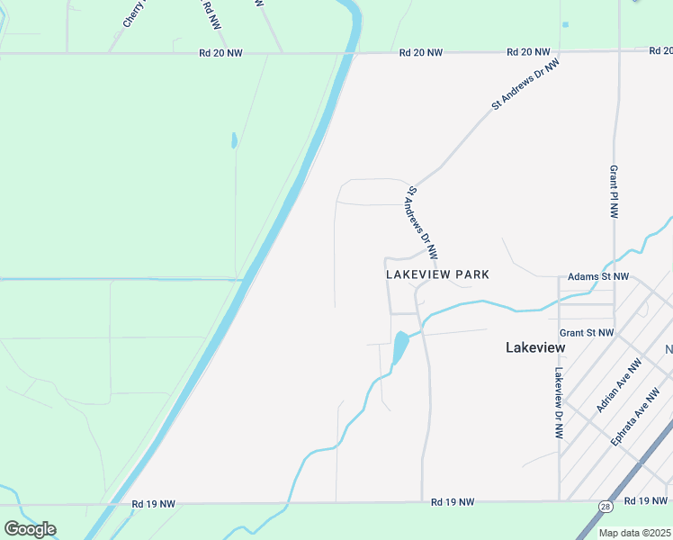 map of restaurants, bars, coffee shops, grocery stores, and more near 19473 Fairway Drive Northwest in Soap Lake
