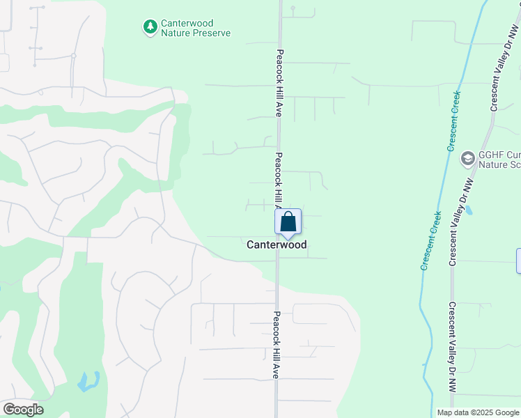 map of restaurants, bars, coffee shops, grocery stores, and more near 3913 129th Street Northwest in Gig Harbor