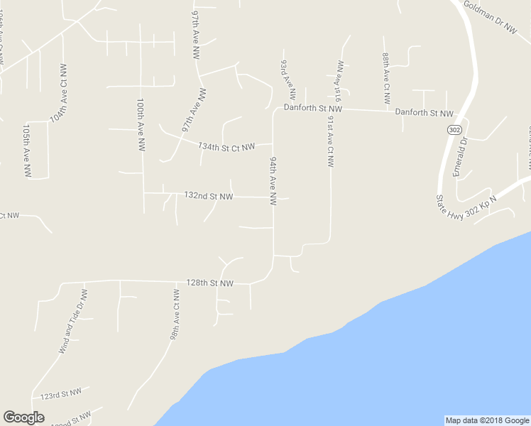 map of restaurants, bars, coffee shops, grocery stores, and more near 13112 94th Avenue Northwest in Gig Harbor