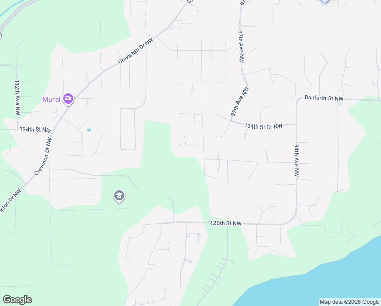 map of restaurants, bars, coffee shops, grocery stores, and more near 10016 133rd Street Northwest in Gig Harbor