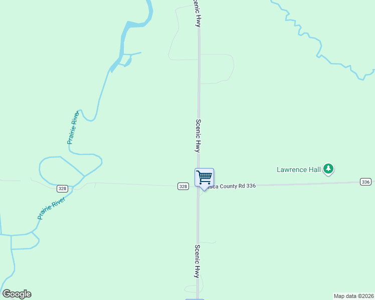 map of restaurants, bars, coffee shops, grocery stores, and more near 8337-33569 Scenic Highway in Bovey