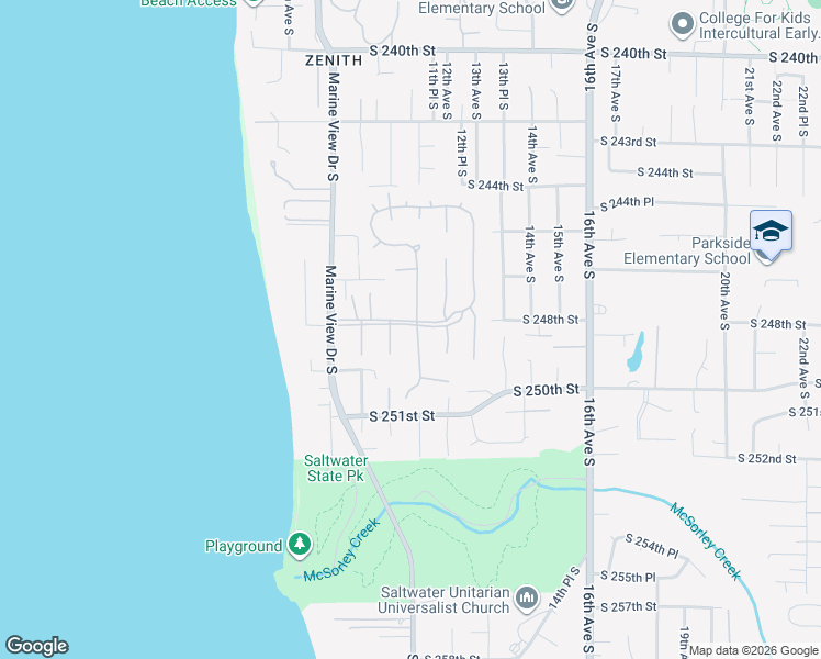 Walk Score Detail Map