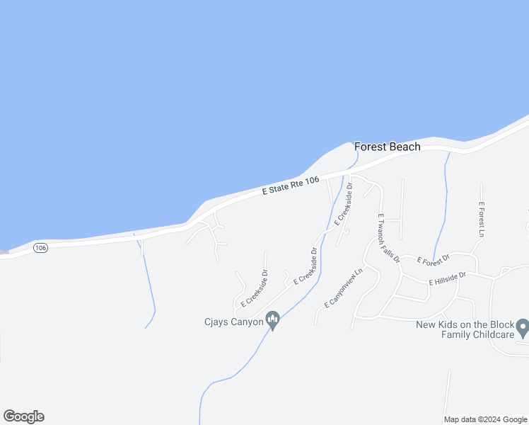 map of restaurants, bars, coffee shops, grocery stores, and more near 13280 Washington 106 in Belfair