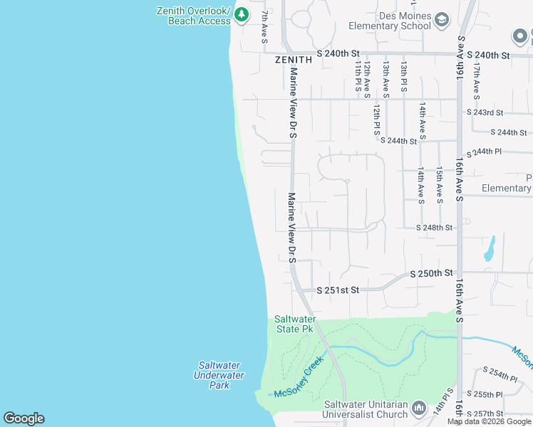 map of restaurants, bars, coffee shops, grocery stores, and more near 24621 8th Avenue South in Des Moines