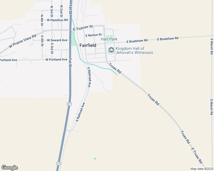 map of restaurants, bars, coffee shops, grocery stores, and more near South Good Samaritan Road in Fairfield