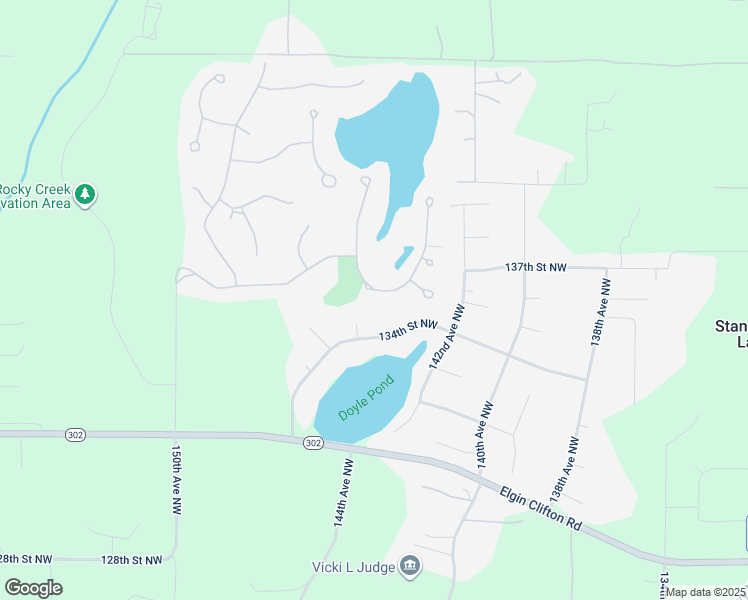 map of restaurants, bars, coffee shops, grocery stores, and more near 13613 Sandy Point East Northwest in Gig Harbor