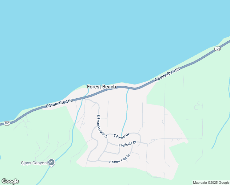 map of restaurants, bars, coffee shops, grocery stores, and more near 13691 Washington 106 in Belfair