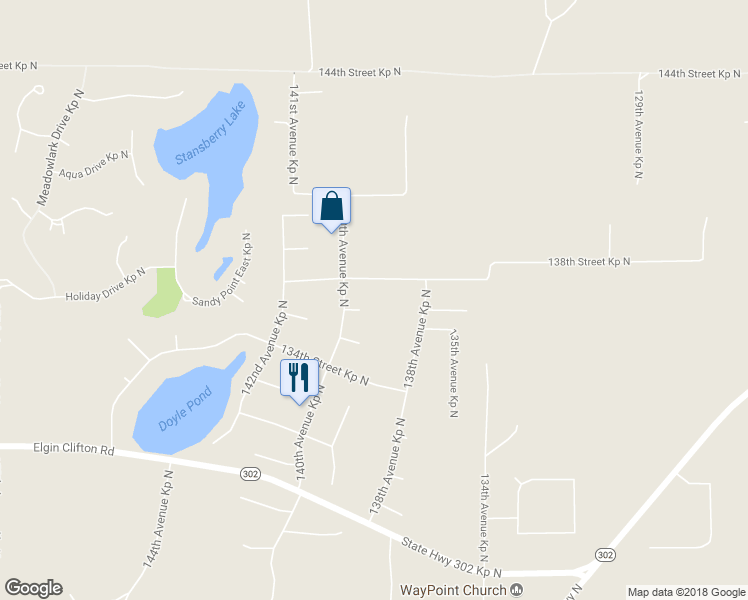 map of restaurants, bars, coffee shops, grocery stores, and more near 13903 136th Street Court Northwest in Gig Harbor