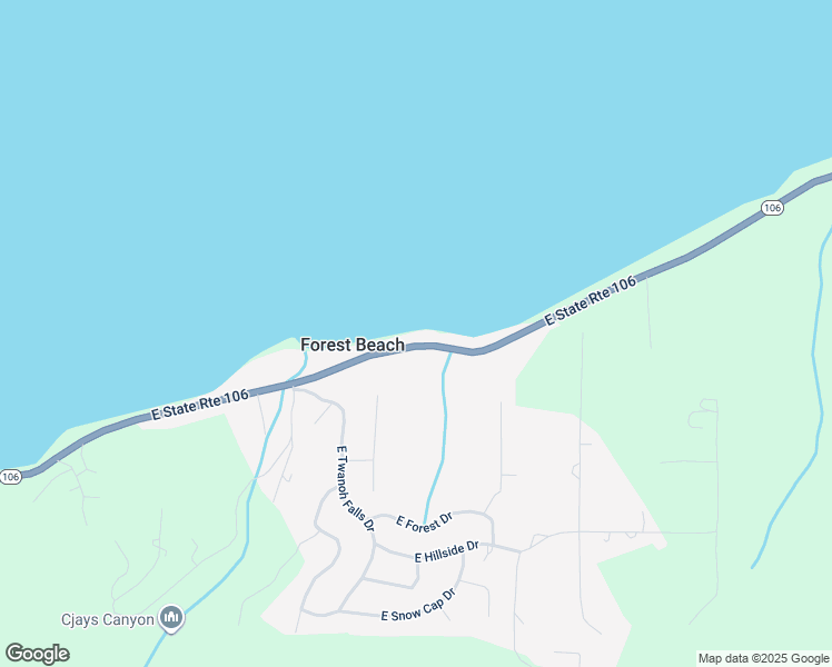 map of restaurants, bars, coffee shops, grocery stores, and more near 13691 Washington 106 in Belfair