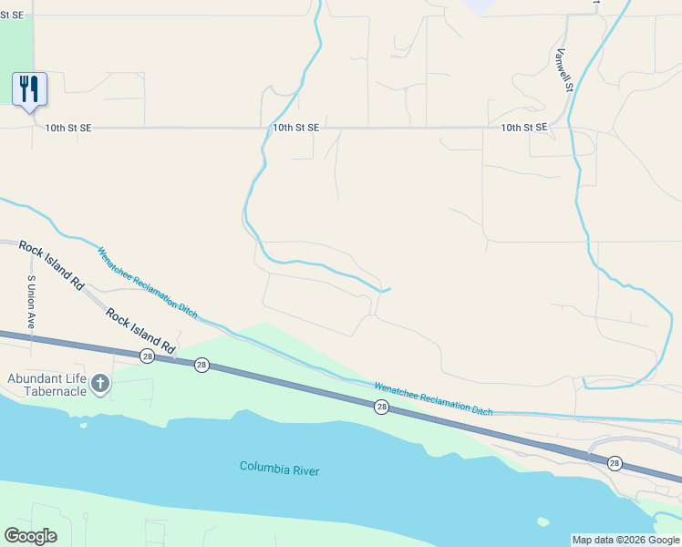 map of restaurants, bars, coffee shops, grocery stores, and more near in Malaga