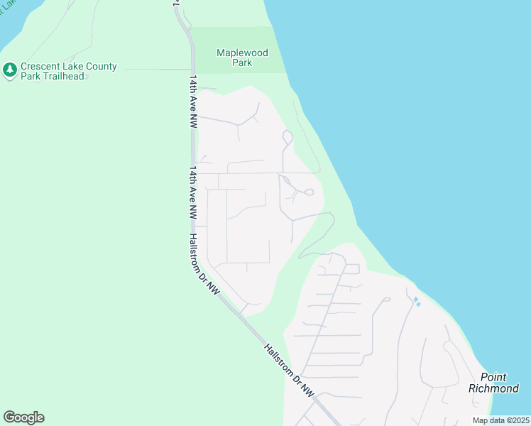 map of restaurants, bars, coffee shops, grocery stores, and more near 1106 138th Street Northwest in Gig Harbor