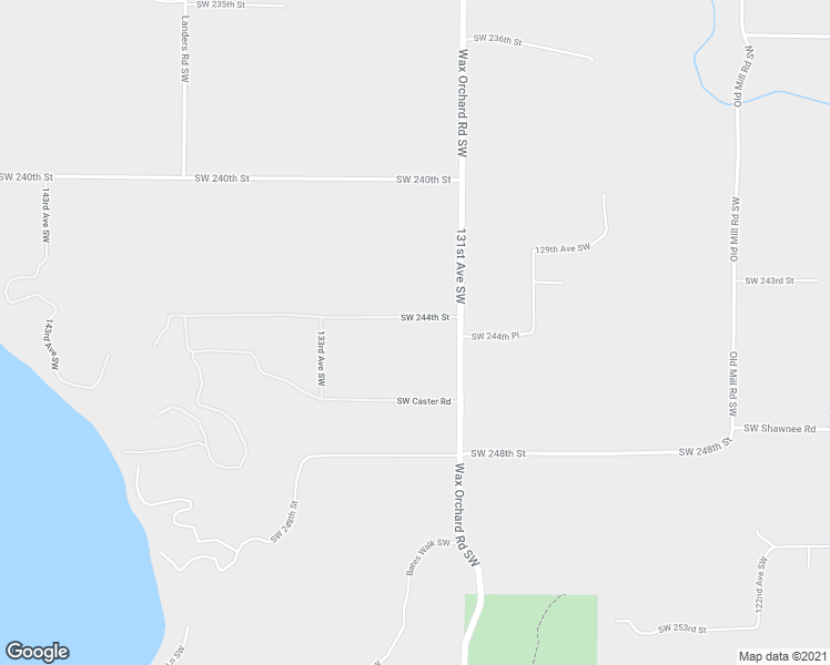 map of restaurants, bars, coffee shops, grocery stores, and more near 13125 Southwest 244th Street in Vashon